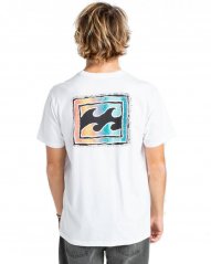 Tričko BILLABONG Crayon Wave - biele