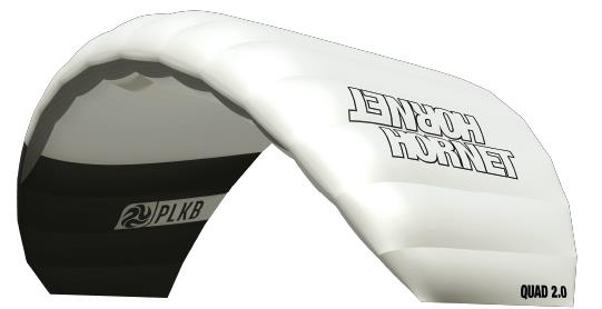 Kite 2020 PLKB Hornet - rúčky - Veľkosť kitu: 4m