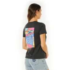 Tričko RIP CURL Tide Line Standard Tee - Washed Black