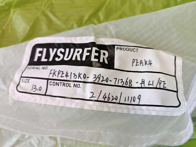 Kite FLYSURFER PEAK4 13m