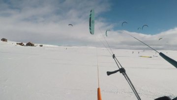 Hardangervidda - Norsko - snowkite - 1.týden
