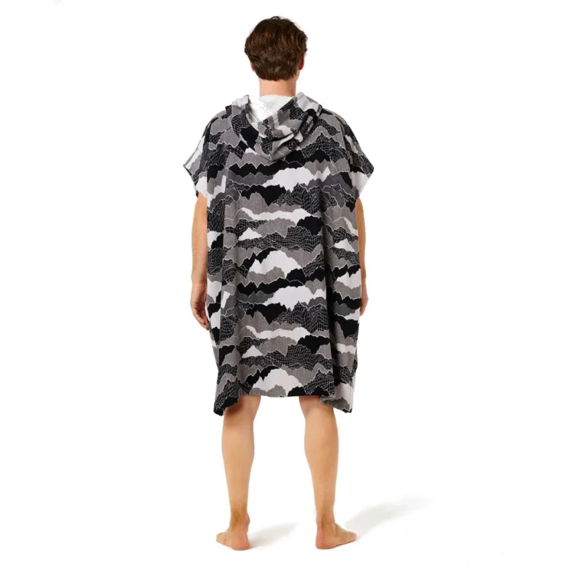 Poncho RIP CURL Fun Times Hooded Towel - black
