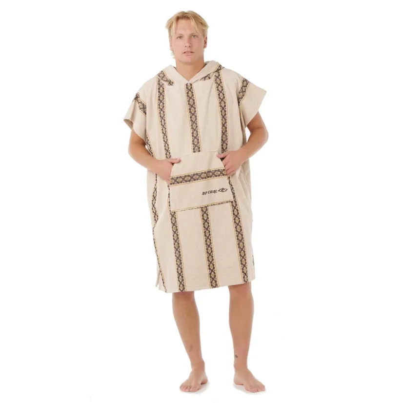 Poncho RIP CURL Clasic Surf Hooded Towel - Bone