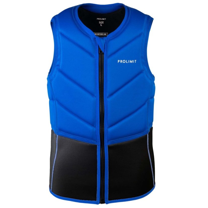Nárazová vesta PROLIMIT Fusion Slider Half Padded FZ - blue/silver