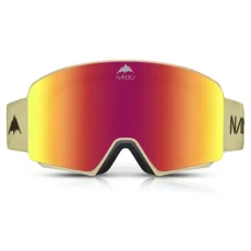 Snow brýle NANDEJ Mount - Sand/Red