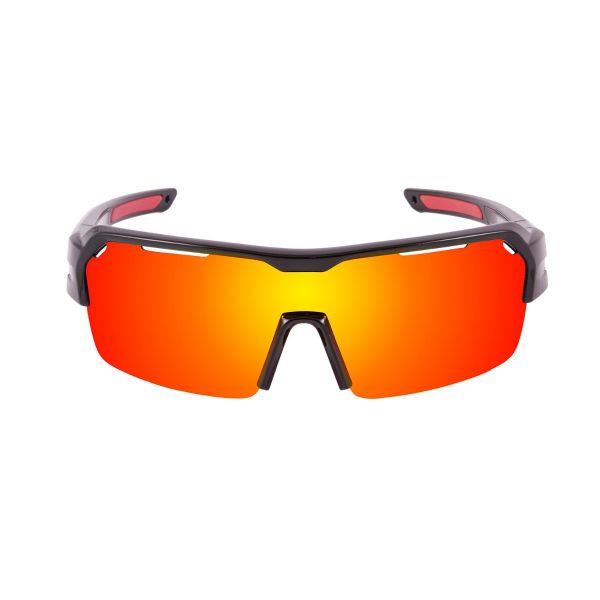 Sunglasses OCEAN Race - black / red revo lens