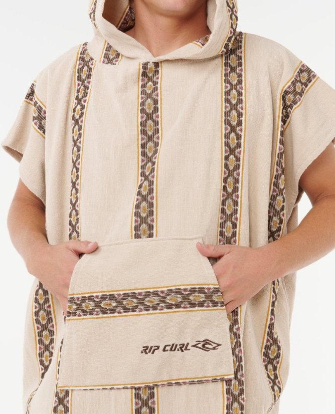 Poncho RIP CURL Clasic Surf Hooded Towel - Bone