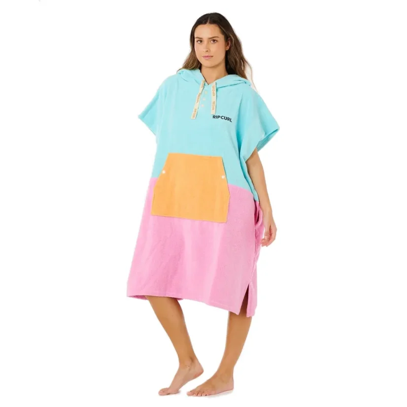 Poncho RIP CURL Premium Surf Hooded Towel - Sea Blue