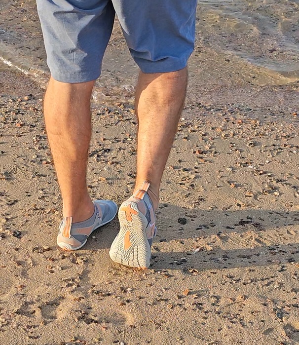 Topánky do vody barefoot Bejkroll - šedé - Veľkosť obuvi: EU 41
