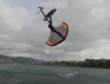 Wing-surfing freestyle