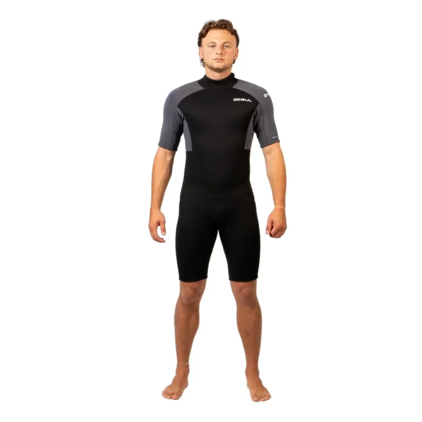 GUL Response Natur Short 3/2mm Wetsuit RE3319 - Black