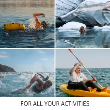 inflatable float RESTUBE swim buoy - yellow