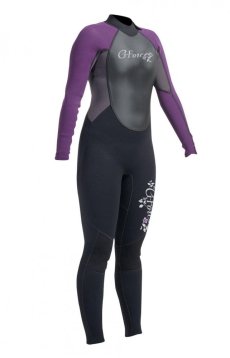 GUL G-Force Steamer 3/2mm Women's Wetsuit GF1306 - violet