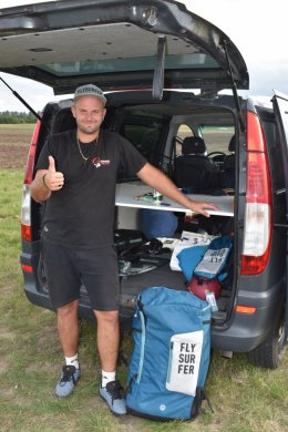 Zpět s kitem na kolečkách - a hurá domů