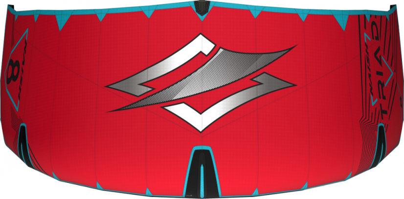 Kite 2023 NAISH Triad - Veľkosť kitu: 8m, Farba: Červená
