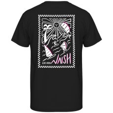Tričko NAISH Loose Fit Wave Riders - Black