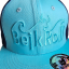 Šiltovka BejkRoll Snap Trucker Wave logo - tyrkysová/modrá