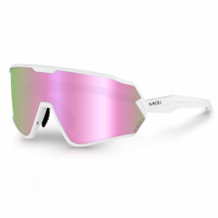 Slnečné okuliare NANDEJ Action - white/crystal pink