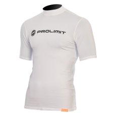 Pánská lycra PROLIMIT Logo Shortarm - bílá