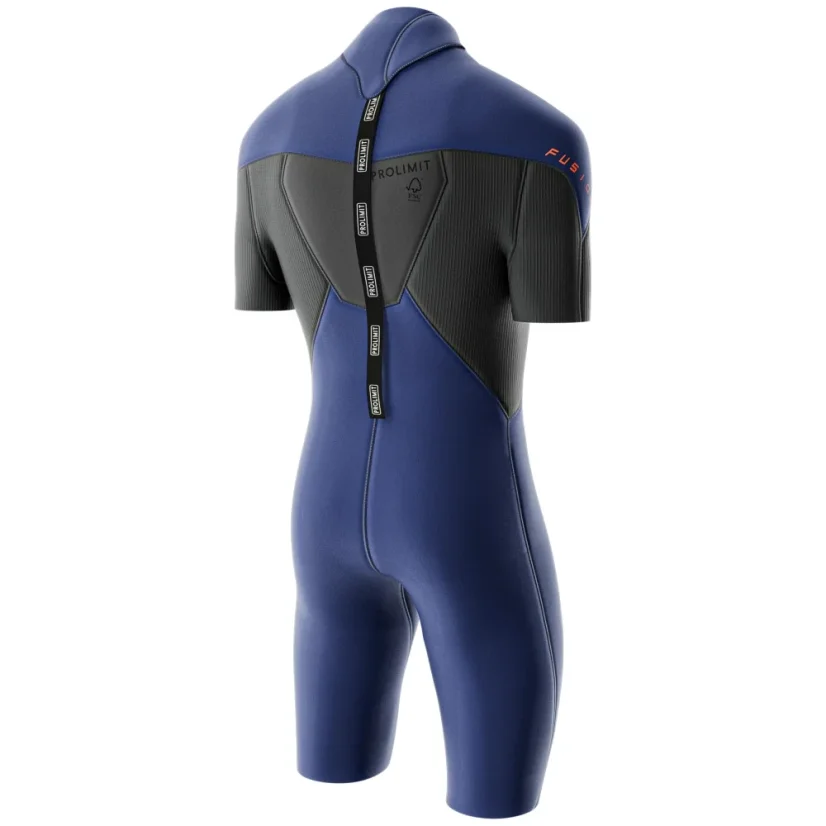 Pánský neopren 2/2 PROLIMIT Shorty Fusion Backzip - Blue/Grey