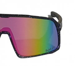 Sluneční brýle BejkRoll Champion Revo - černé/barevné tečky