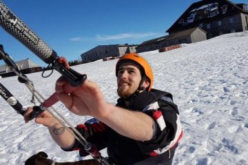 HARAKIRI snowkiting centrum Boží Dar - Klínovec