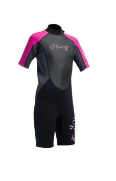 Dětský neopren 3 mm GUL '18 G-Force Shortie GF3308 - růžový