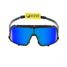 Sunglasses OCEAN Leucate - black / blue revo lens