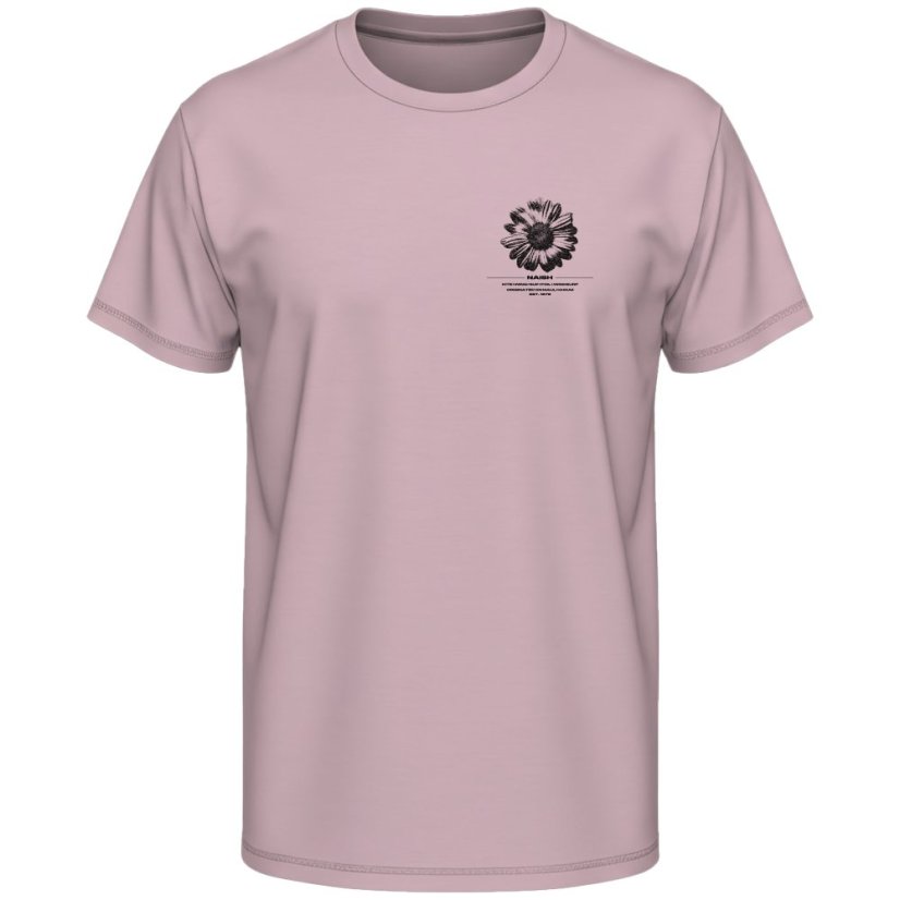Tričko NAISH Loose Fit Washed Flower - Pink