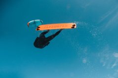 Kite set FLYSURFER Hybrid2 + Stage2 kiteboard + bar