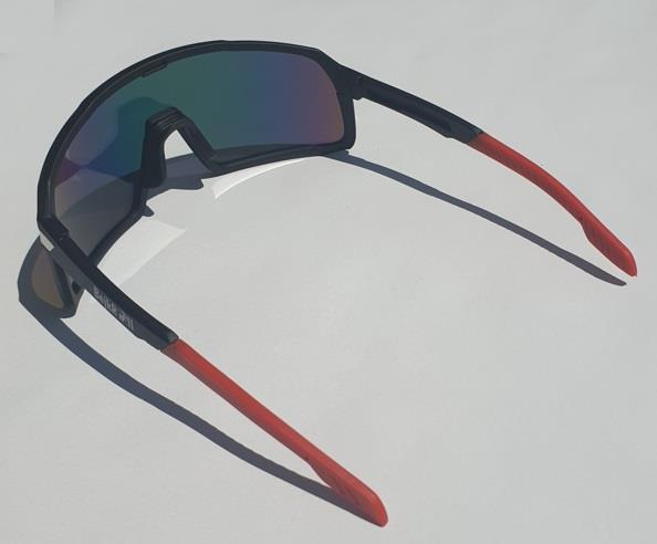 Sunglasses BejkRoll Champion Revo  - black/red