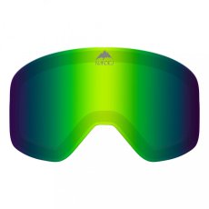 spare glass NANDEJ for Snow VISTA Goggles - mirror GREEN