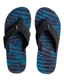 BILLABONG Dunes Impact Texture Flip-Flops - Blue Marble