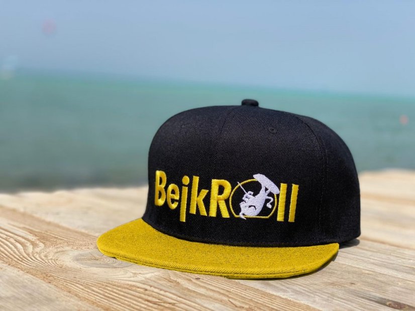 BejkRoll Yupoong SnapBack Straight Logo - Yellow