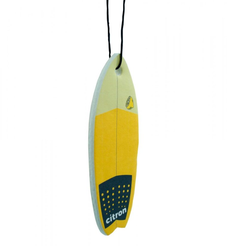 Car Air Freshener surfboard Limited - Citron - Fragrance: Citrus