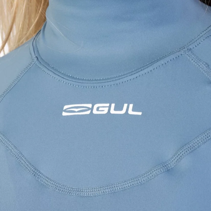 Women's lycra GUL FL LS Rashguard Blue/Grey