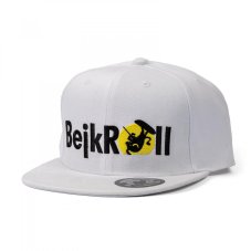 BejkRoll Yupoong SnapBack Straight Logo - White