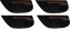 Set 4pcs fins Naish 5.0 cm IXEF