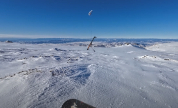 Kite Flysurfer Peak5 v mordoru a jeho odstřel