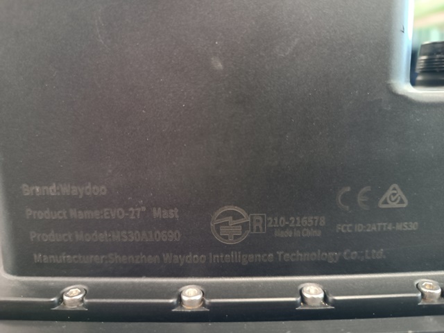 Waydoo Flyer Evo E-foil Mast 27'