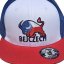 Kšiltovka BejkRoll Snap Trucker wave logo - White/Blue/Red