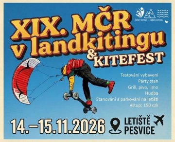 KITEFEST a XIX.MČR v landkitingu - pozvánka