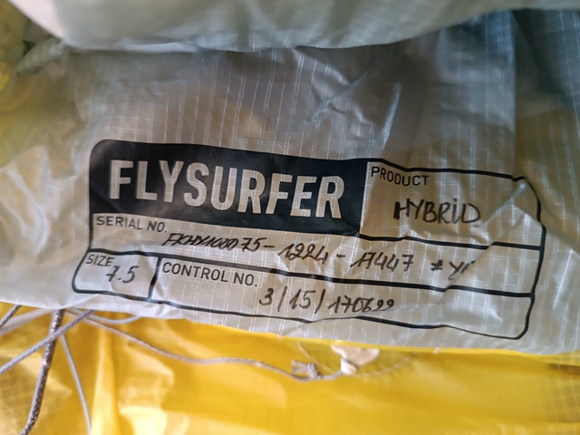 Kite FLYSURFER Hybrid 7,5m only