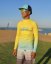 Lycra BEJKROLL Raglan style long sleeve - yellow / blue