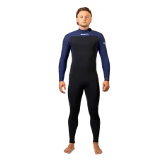 Wetsuit 4/3 GUL Flexor Yulex Steamer FX1217 - black/blue