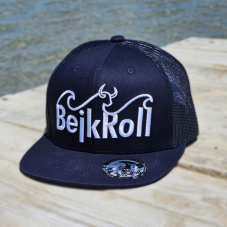 Kšiltovka BejkRoll Snap Trucker wave logo - Navy/Silver