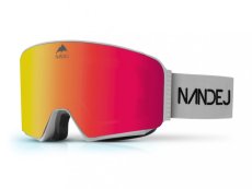 Snow okuliare NANDEJ Mount - Grey/red