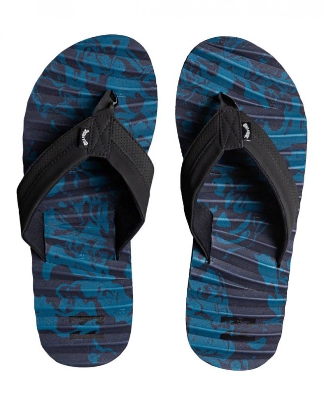 BILLABONG Dunes Impact Texture Flip-Flops - Blue Marble