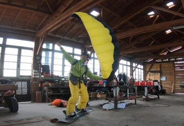 Domácí Covid snowkiting