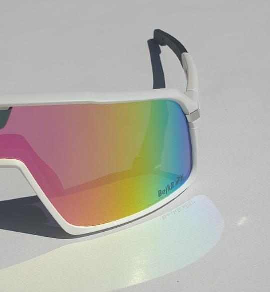 Sluneční brýle BejkRoll Champion Revo - bílé/černé